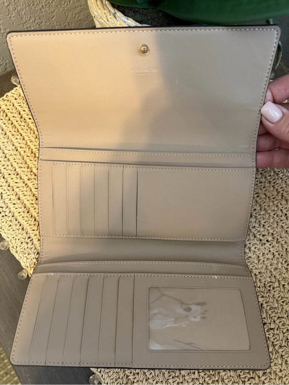 Coach wallet featuring